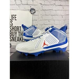 Nike Jordan Force Savage 3 PE Football Cleat Florida Gator PE Mens 18 Blue NEW